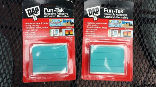 PACK OF 2 DAP Fun-Tak Reusable Adhesive