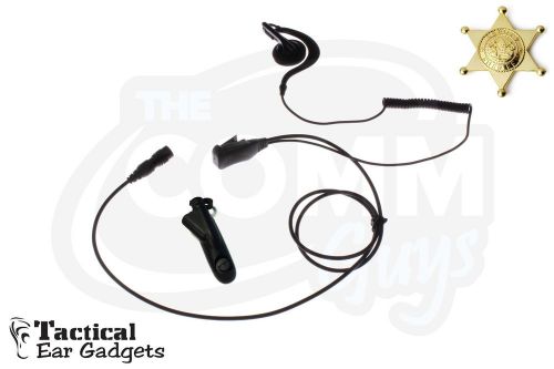 Quick release police earpiece owl lapel mic motorola ht1250 mtx850 mtx950 ht750 for sale