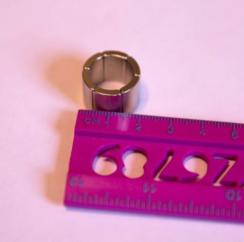 Neodymium Curved Arc Magnets OD 19mm x ID 14mm x H 13mm N45 qty 6