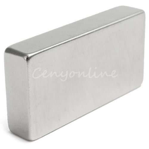 N35 grade strong large neodymium block rare earth magnets craft 50x25x10mm for sale