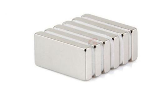 50pcs Super Strong Block Cuboid Fridge Magnets Rare Earth Neodymium 20x10x2 mm