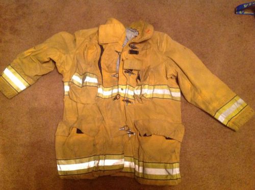 44x35 Long - Globe GX 7 Mens Firefighter Jacket Turnout Bunker Fire Gear #3