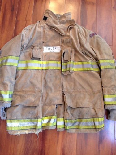 Firefighter turnout / bunker gear coat globe g-extreme size 50c x 35-l drd 10&#039; for sale