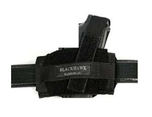 Lot 3 Blackhawk 40FB02BK Flat Belt Holster Ambidexterous Universal Adjusted Thum