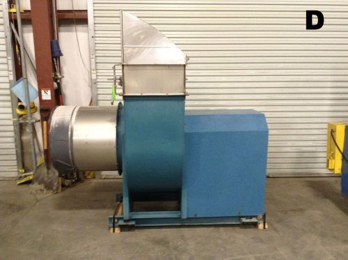 Twin city fan &amp; blower ef-4-001 24&#034; inlet &amp; 18&#034;x24&#034; outlet w/ 5hp 1800 rpm motor for sale