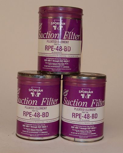 Lot of 3 Sporlan Suction Filter Dryer RPE-48-BD Drier