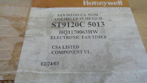 Honeywell carrier tempstar furnace hq1170063hw fan timer board st9120c5013 *new* for sale