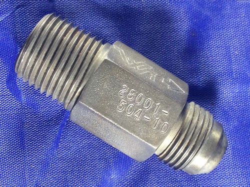 Valve velocity fuse vonberg  28001-504-10 1/2-14 nptf fitting replacement part for sale