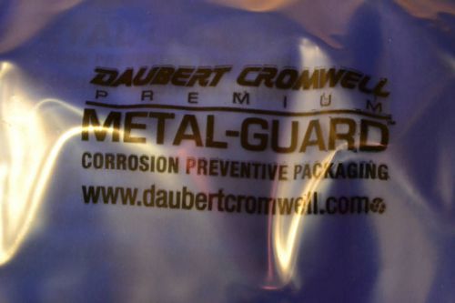 Lot of 1 new daubert cromwell premium metal guard 54x44x96 4mil blue vci film ba for sale