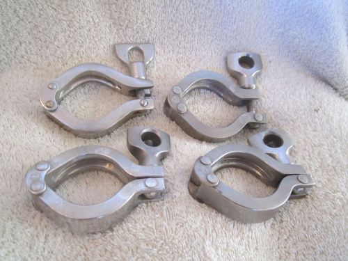 Sani-lock clamp,2 in,304 stainless steel = 4 pcs  used for sale