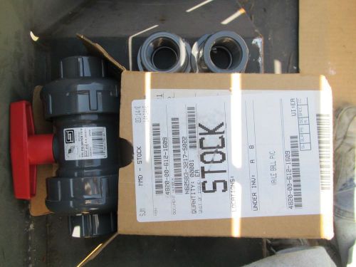 Spears 2329-010c 1&#034; cpvc true union ball valve 235psi @ 73f epdm new for sale