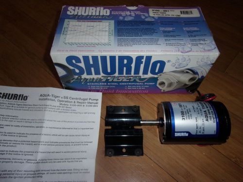 Shurflo aqua tiger 3100-001 stainless steel centrifugal pump - pump only for sale