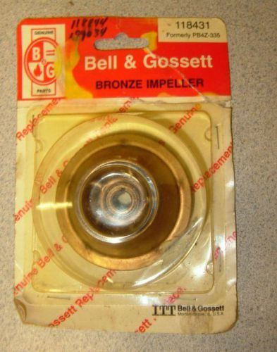 Bell &amp; Gossett 118431 Bronze Impeller PB42-335 nos