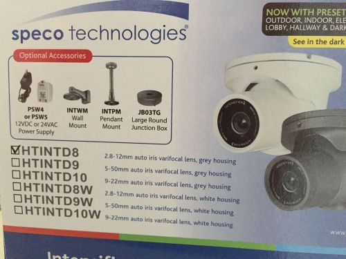 SPECO HTINTD8 INTENSIFIER 3 SERIES DOME CAMERA 2.8-12mm