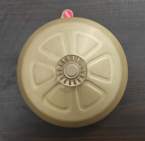 GOLD VULCAN SMOKE DETECTOR FIRE ALARM SERIAL NUMBER 438577 WITH METAL MOUNT