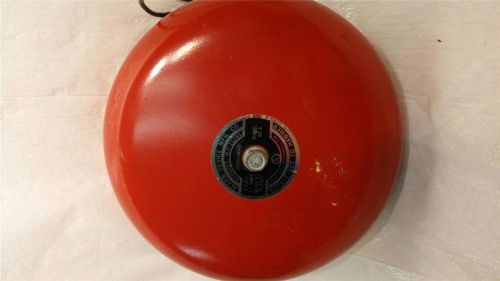 Fire bell by alarm device mfg. co fire bell 6 v.d.c.  0.7 amps 90 db at 10 ft. for sale