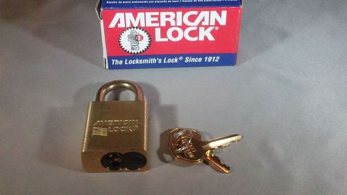 American Lock Pad Lock, New In Box, 2 Keys,
