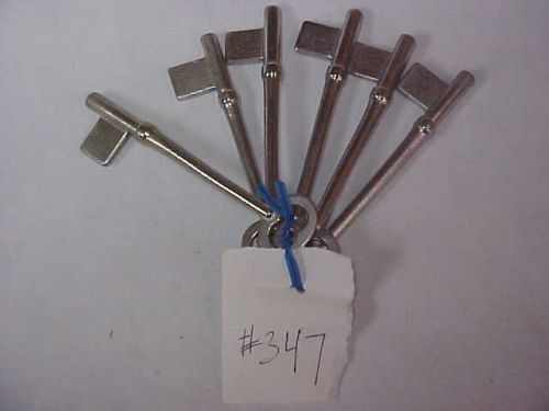 Old antique #347 taylor/keil 2982 bit keys. Locksmith, maint., repair