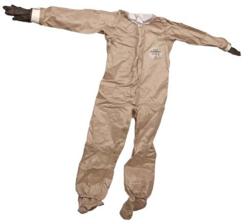 Dupont c3184t-tn tychem cpf3 lg chemical coverall w/gloves/socks/boot flaps for sale
