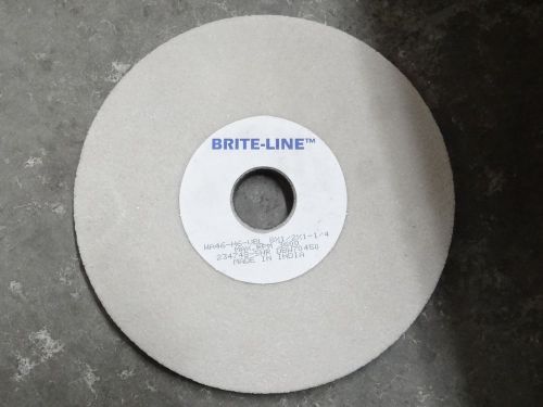 new Brite-Line 8&#034; x 1/2&#034; x 1-1/4&#034; Grinding Wheel WA46-H6-VBL Grit 46, White