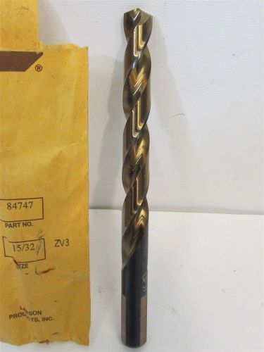 Lawson products 84747, 15/32&#034;, hss, regency jobber length drill bit for sale