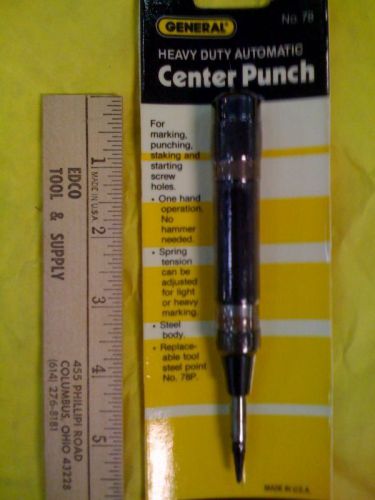 #78 GENERAL HARDWARE (USA MADE) HEAVY DUTY AUTOMATIC CENTER PUNCH HIGH QUALITY