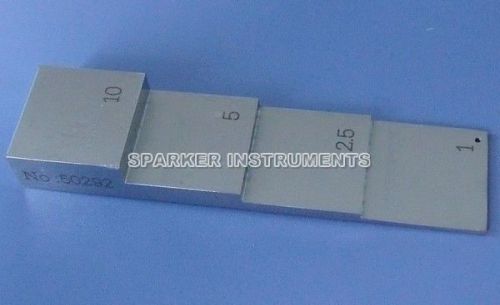 Calibration Block Calibrator for Ultrasonic Thickness Gauge Meter Tester mm/inch