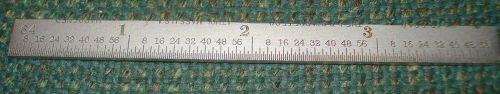Starrett 4 inch narrow satin scale w/ inch grads  64ths, 16ths for sale