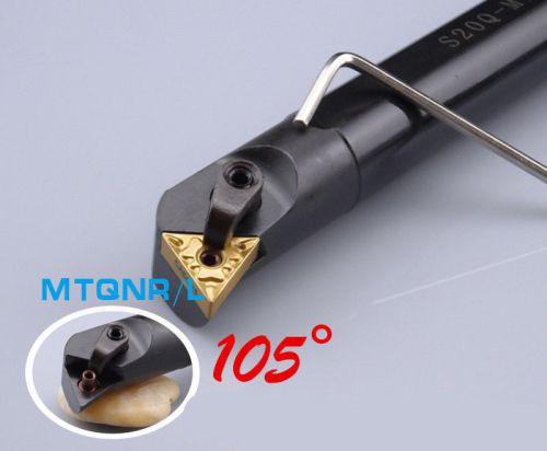 S20r-mtqnr16  20 x200l 105° internal turning tool boring bar for tn 1604 insert for sale