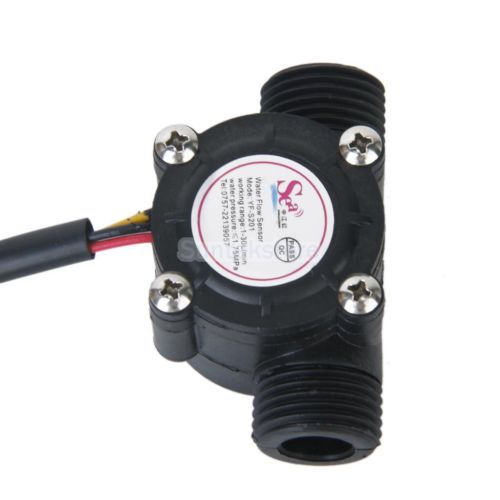 3x 1-30l/min water flow sensor flowmeter switch counter hall sensor 1.75mpa for sale