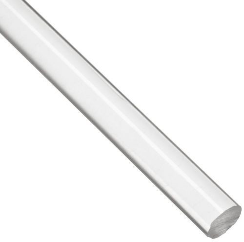 Acrylic round rod, transparent clear, standard tolerance, fed. spec. l-p-391a for sale