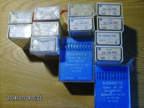 1192 pc lot SCHMETZ Uy 106 GS sewing machine needles