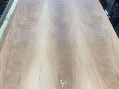 Wood Veneer Crotch Mahogany 48x56 1pcs total 3-ply Wood Backed &#034;EXOTIC&#034; CRLM31