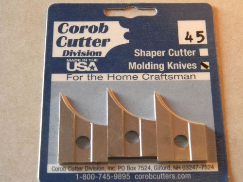 Molding cutter, 3 pc. Thumb profile