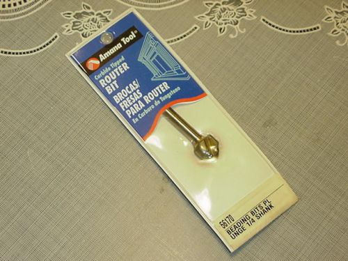 Amana Tool Carbide Tipped Router Bit 56170 Beading Bits PL UNGE 1/4 Inch Shank