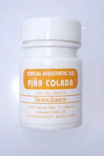Dental topical anesthetic gel 30 gm pina colada for sale