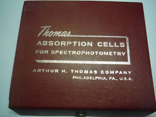 Thomas Absorbtion Cells for Spectrophometry Set of Four
