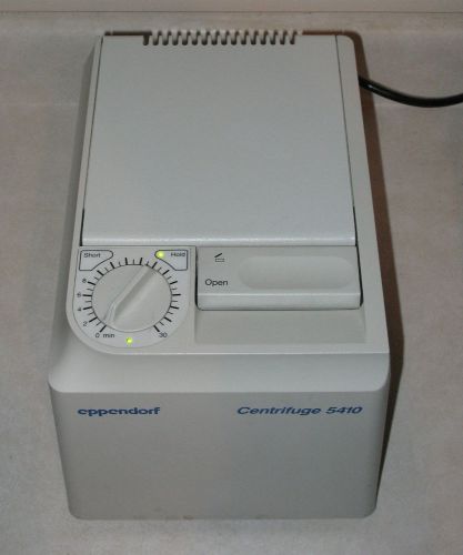 EPPENDORF 5410 CENTRIFUGE w/ ROTOR, ROTOR LID.  **TESTED, WORKS**