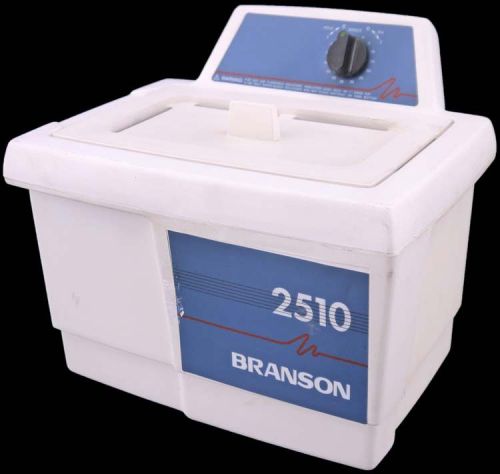 Branson bransonic 2510/2510r-mt compact 0.75 gal ultrasonic water-bath cleaner for sale