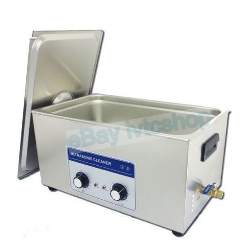 22l ultrasonic cleaner w/ timer &amp; heater free basket new 1 year warranty for sale