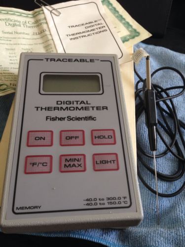 Fisher Scientific Traceable Digital Thermometer 9545