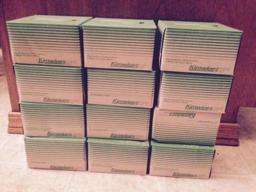 Lot of 12 boxes of kimwipes for sale