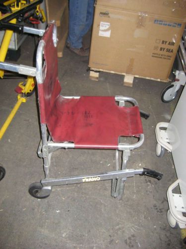 STAIR CHAIR: Ferno Model 40 Stair Chair (NEW back-seat-foot straps &amp; backrest)