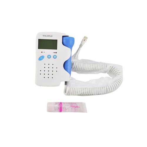 SALE+GEL Home Use LCD Digital Baby Heart Fetal Doppler Angel Sound Heart Monitor