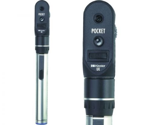 Keeler pocket ophthalmoscope on 2.8v slimline aa battery handle 1102-p-1041 for sale