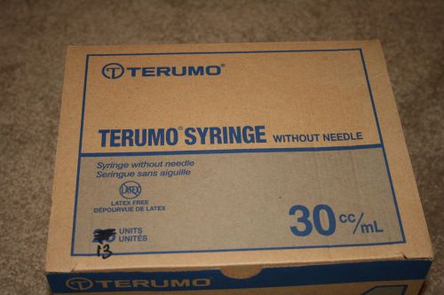 13 30cc Terumo Syringe without needle