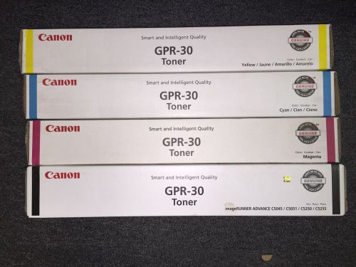 Canon GPR30 toner 1 complete set OEM NEW never opened