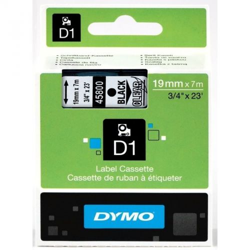 DYMO LABEL, CLEAR TAPE 3/4 X 23 - 45800 Industrial Labeling Tape NEW