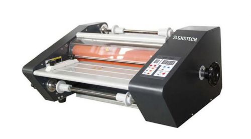 New Desktop Hot Cold Laminator,340mm,13.3&#034; Roll Laminating Machine,Double Sides