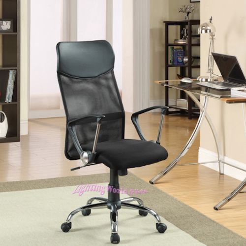 Boss Design Adjustable Chrome Executive Office Computer Desk Chair Mesh Seat Hot